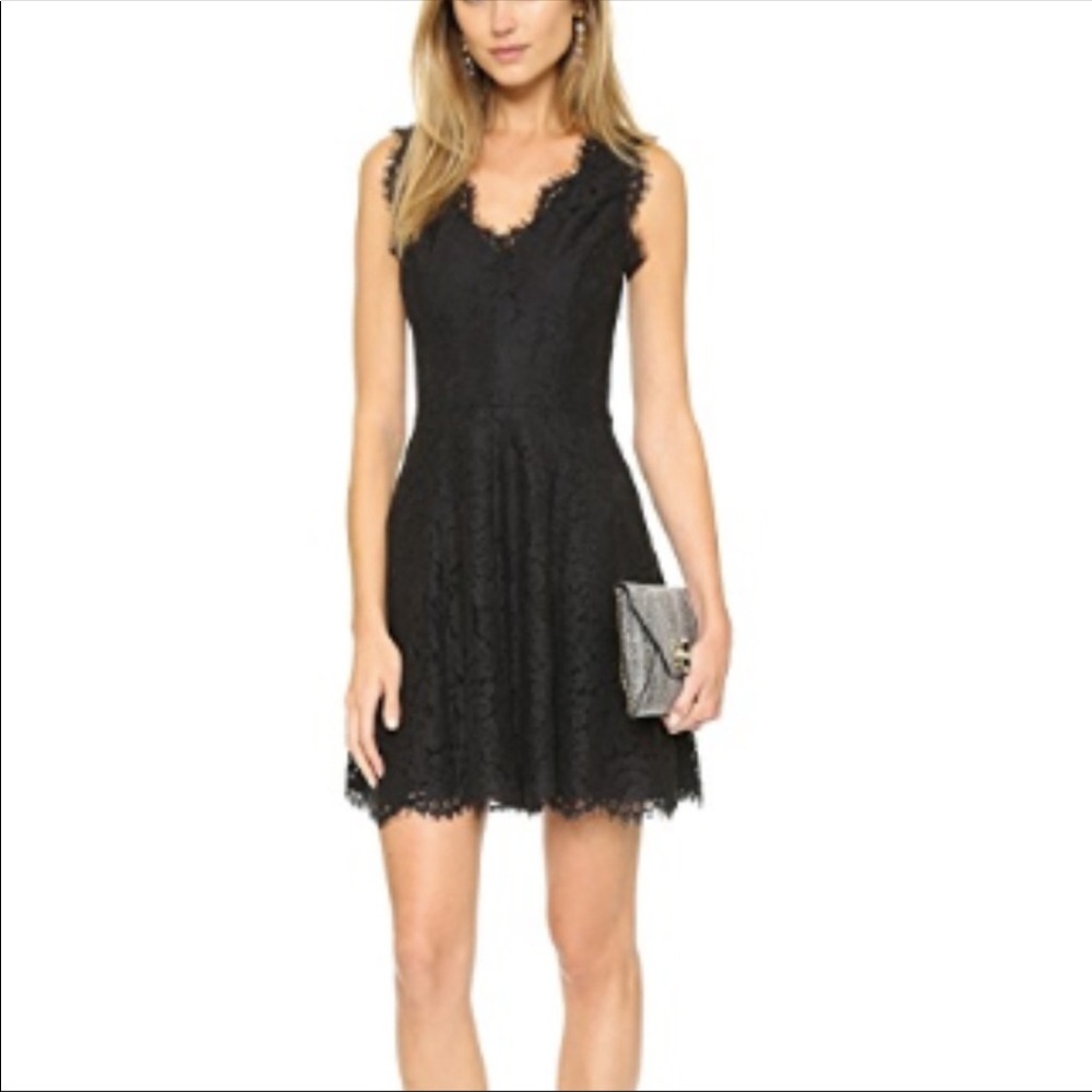 Joie Nikolina Black Lace Tank Dress - Picture 2 of 8